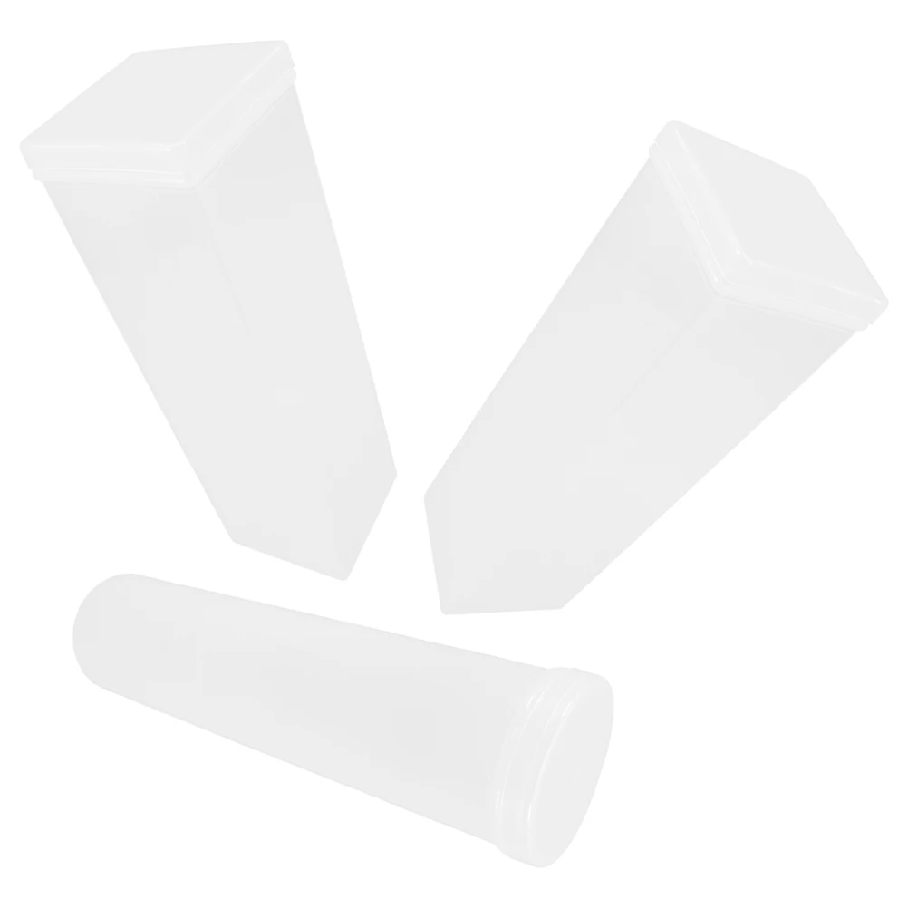 

3Pcs Clear Pastry Biscuit Saver Airtight Food Storage Jars Round Square Containers Kitchen Pantry Organizer PP Material