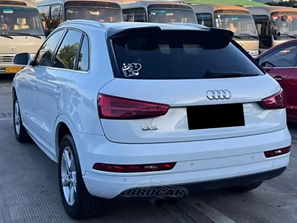 For 2013 14 15 16 17 2018 Audi Q3 Hatchback ABT Style High Quality ABS Plastic Unpainted Roof Spoiler Trunk Boot Wing Spoiler