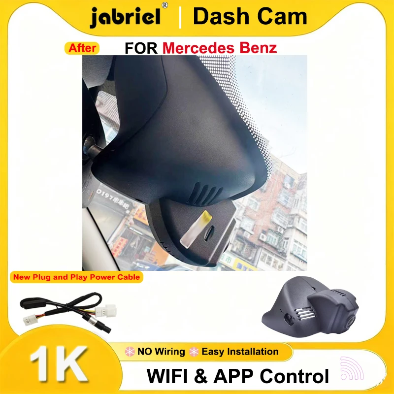 Cámara para Auto Jabriel 1080P Plug and Play para Mercedes Benz Smart 453, Smart Fortwo, Forfour 453 2015 2016 2017 2018 2019 2020 2021