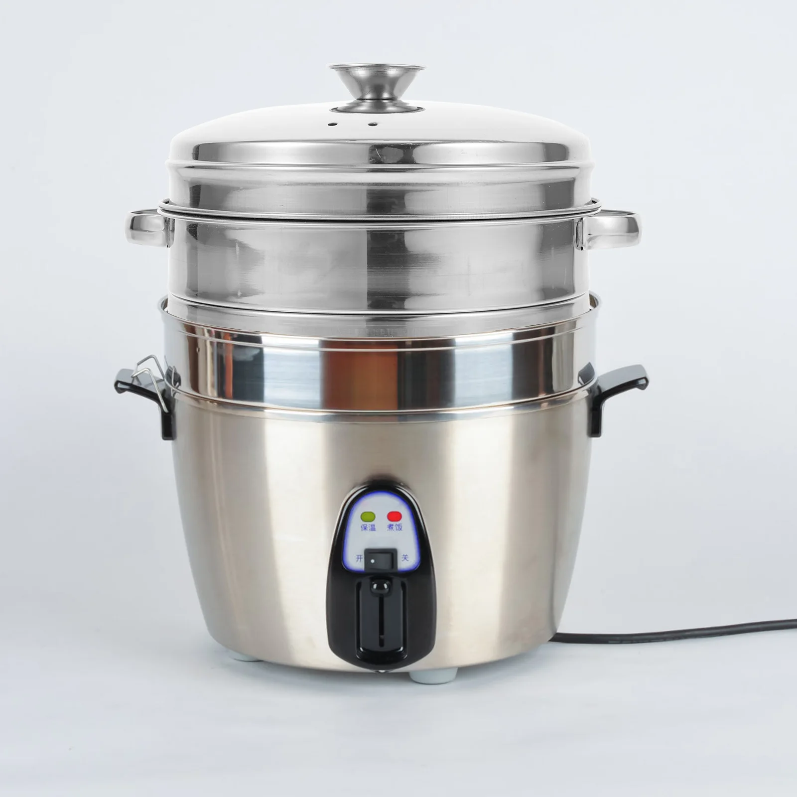 

1 set 1 Set Stainless Steel Basket With Lid Double Handle For Dumplings Fish Vegetables Steamer Insert For Pot Vegetable Steamer