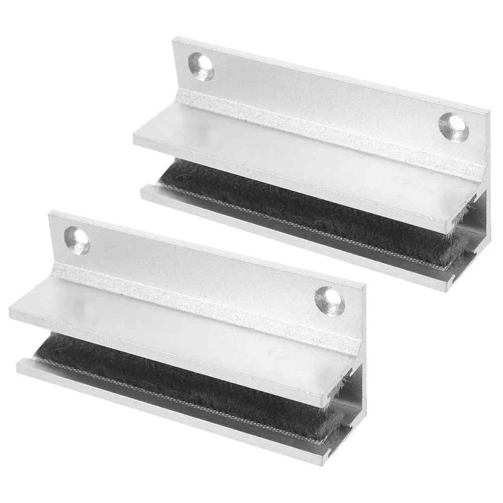 

2pcs Glass Bottom Guide For Shower Sliding Door Guide Track Durable Replacement Parts Shower Door Guides For Glass Sliding Doors