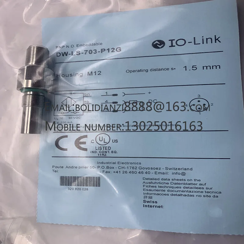 

DW-LS-703-PM2 DW-LS-701-PM2 DW-LS-702-PM2 DW-LS-703-P12G DW-AS-703-M12 DW-AS-704-M12 Brand new original proximity switch sensor