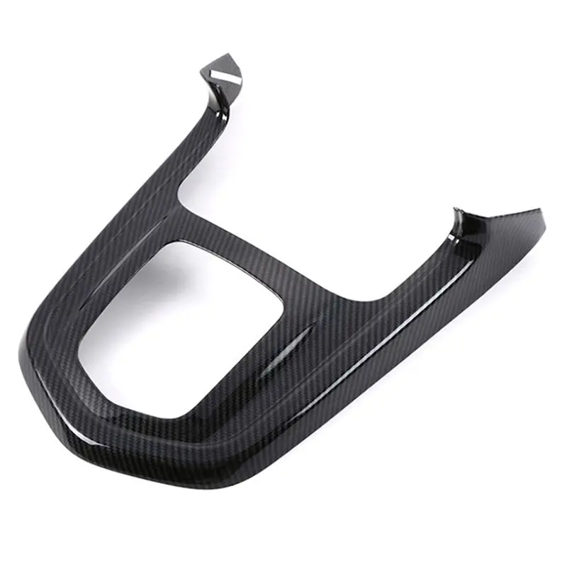 Autocollant décoratif de précision 2X en fibre de carbone pour Nissan Navara NP300 2016-2019, pour cadre de levier de vitesse de