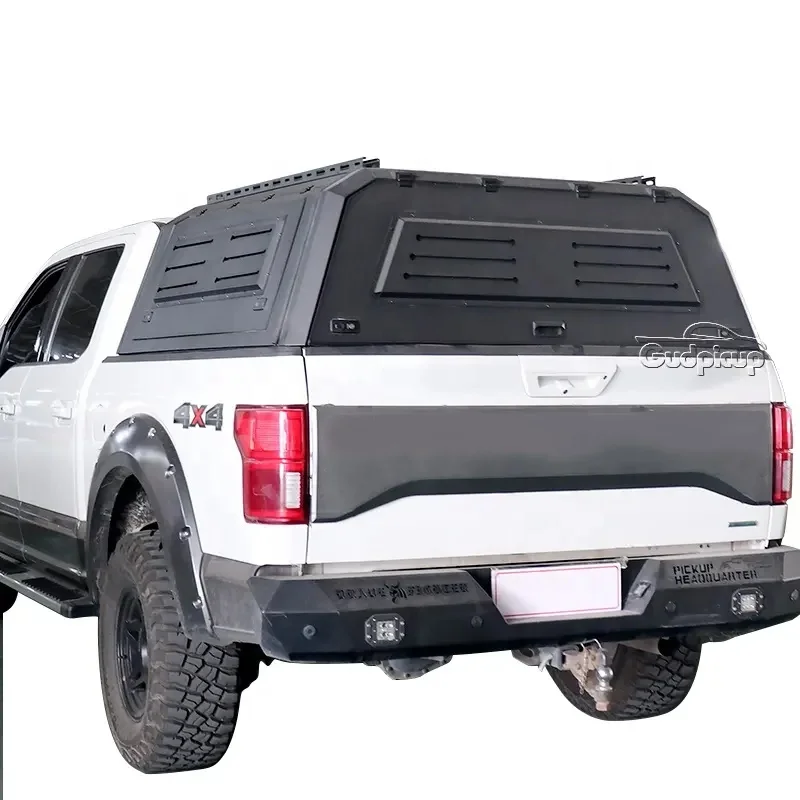 

Benext Heavy Duty Aluminum Tonneau Cover Pickup Topper Canopy for F150 Offroad Waterproof Truck Toppers Hilux Tacoma Triton