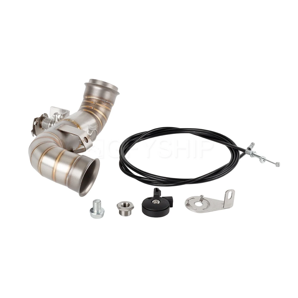 For Husqvarna Norden 901 2022-2026 Svartpilen 801 Escape Motorcycle Exhaust NOKAT Link Pipe With Volume Control Valve Slip-on