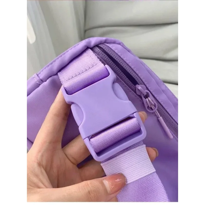 Lulu Waist Women Fanny Pack Chest Shoulder Belt Bag Fashion Packs Party Crossbody Lady Travel Phone Pouch Purse Bum Metal Words