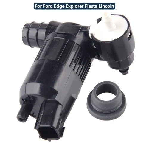 Imagen 1 del producto Bomba de líquido limpiaparabrisas WG-327 apta para Ford Edge Explorer Fiesta Lincoln MKT MKX 12V 2 pines BA8Z17664A JL1Z17664A DV6Z17664B