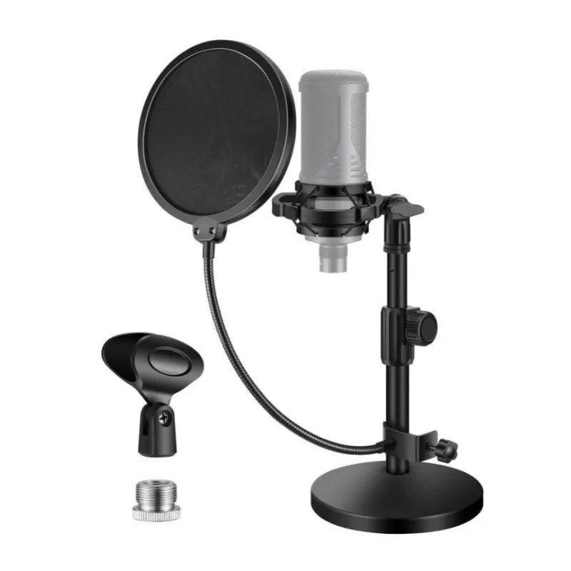 

Microphone stand, with shock absorber stand, microphone blowout preventer stand