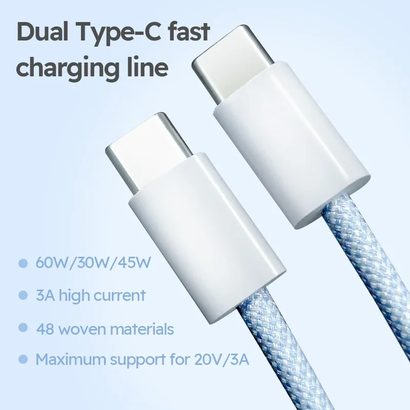 60W USB C to USB C Charging Cable for Apple iPhone 15 Charger Fast 6ft Long Power Cablefor iPhone 15 Pro Max/MacBook Air