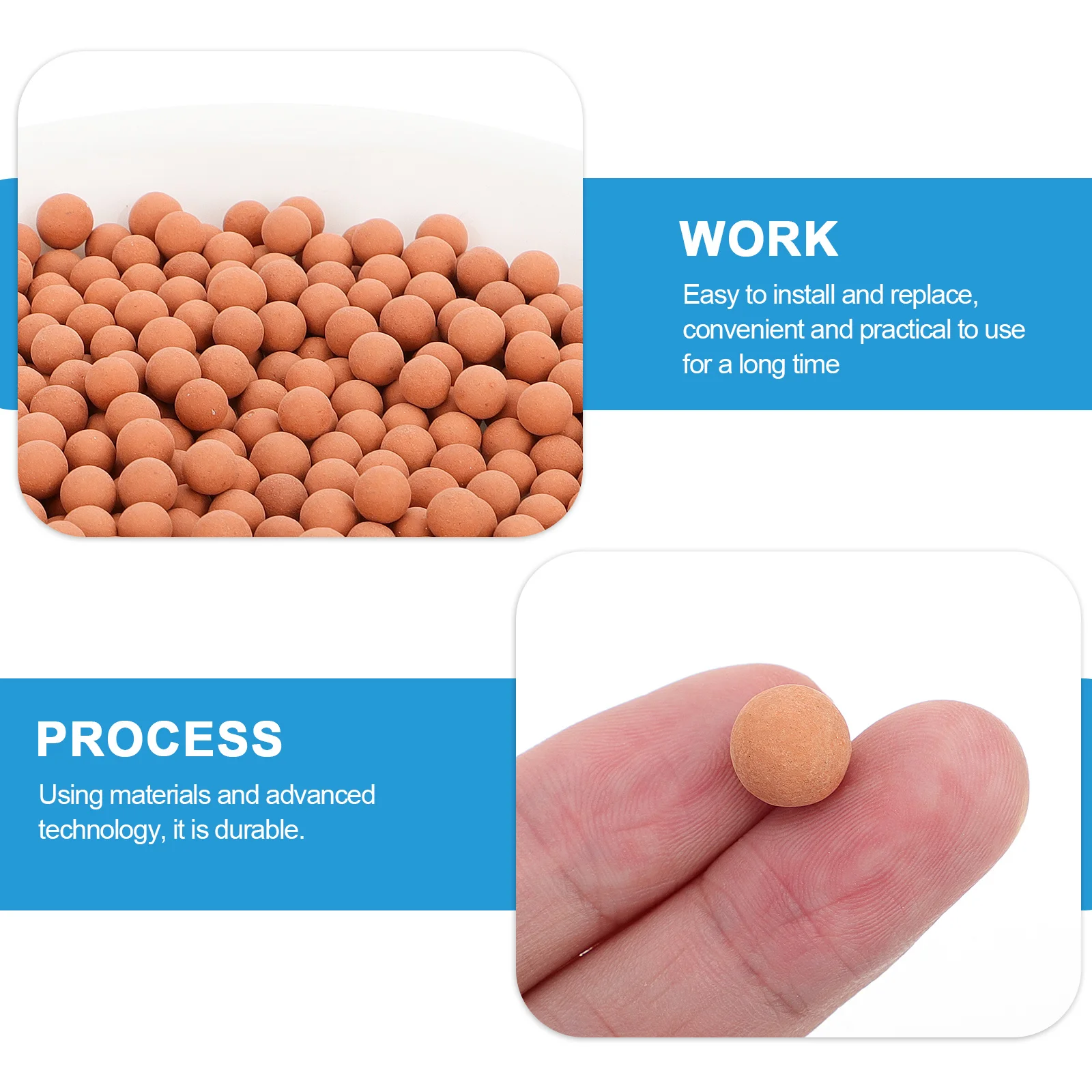 

2 Bags Water Cultivation Ceramsite for Hydroponic Flower Vegetable Pots Natural Air Purifying Garden Substrate Stone Decor