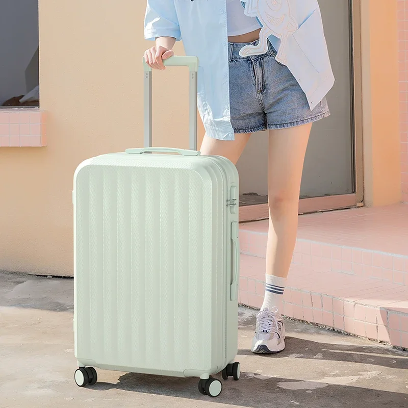 20 Inch Suitcase Light Alloy Trolley Case Mute Universal Wheel Bassword Box ABS + PC Large Capacity 29 Inch Luggage 캐리어20인치