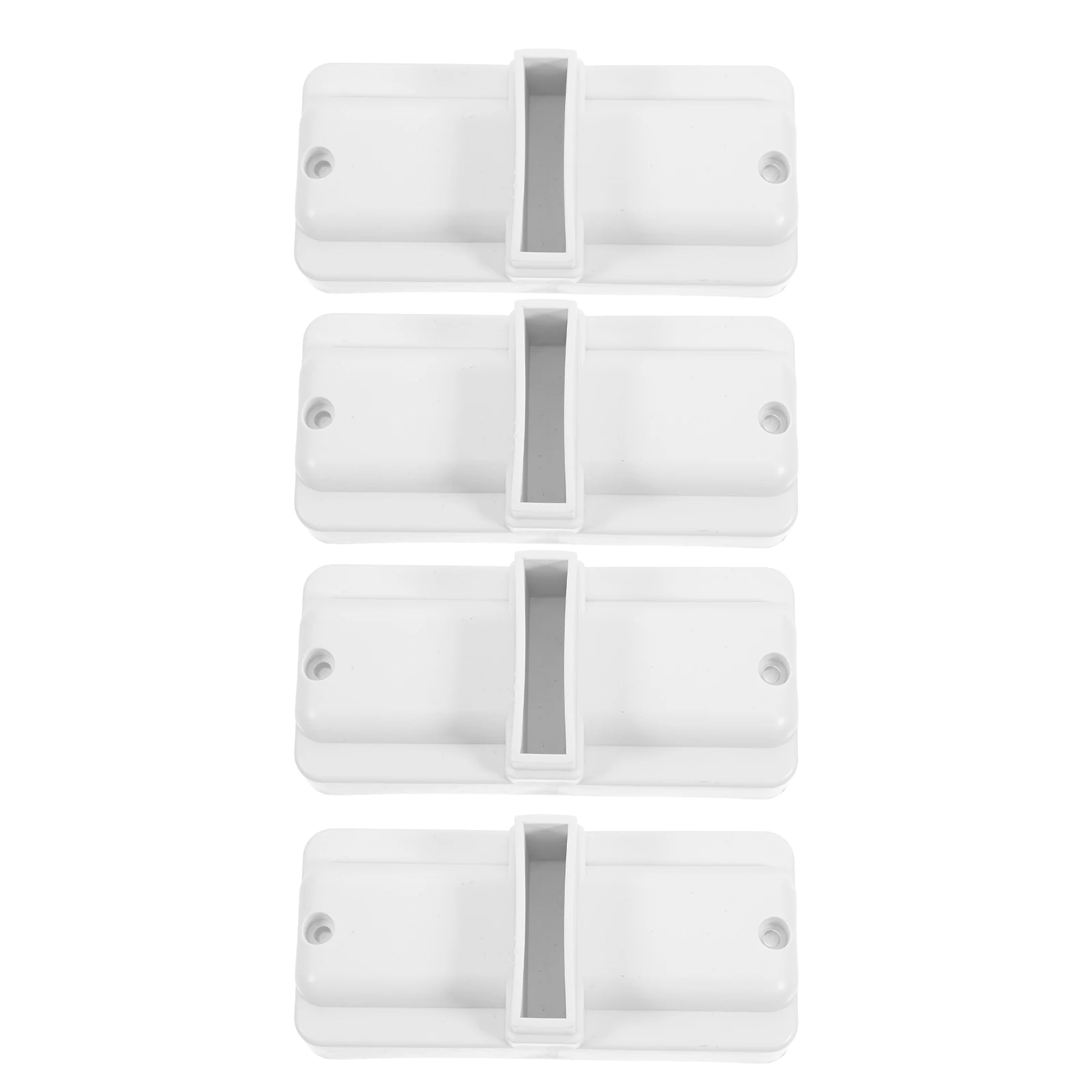 

4 Pcs Garden Fence Base Bottom Support Bracket The Post Stabilizer Plastic Feet