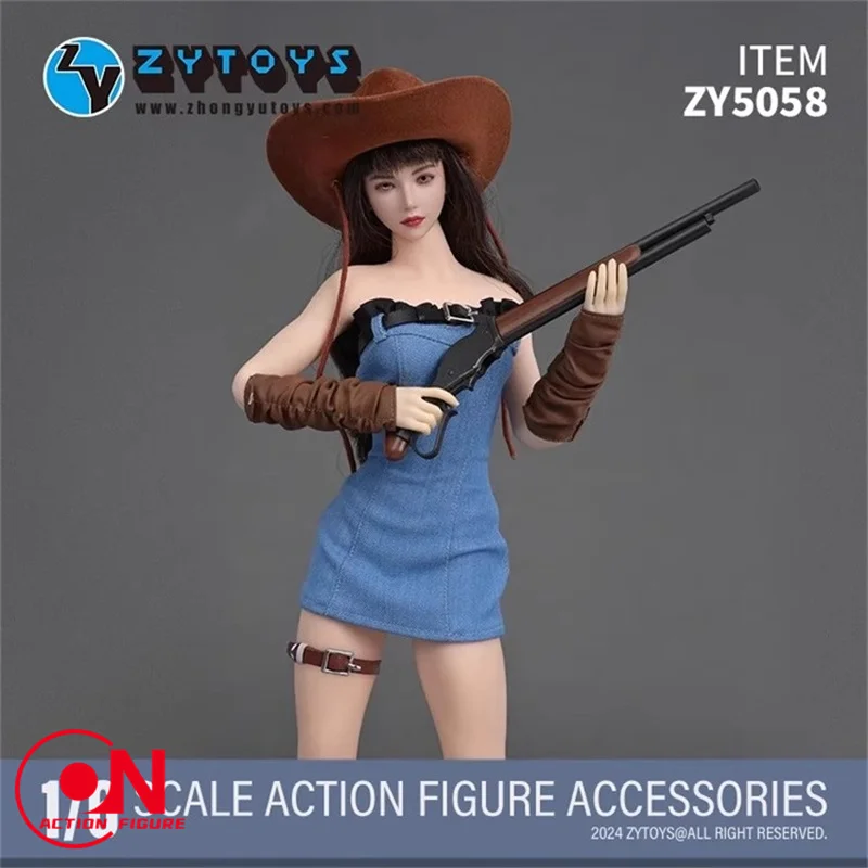 ZYTOYS ZY5058 1/6 échelle femme soldat occidental bretelles Denim jupes ensemble de vêtements pour corps de figurine d'action de 12 pouces