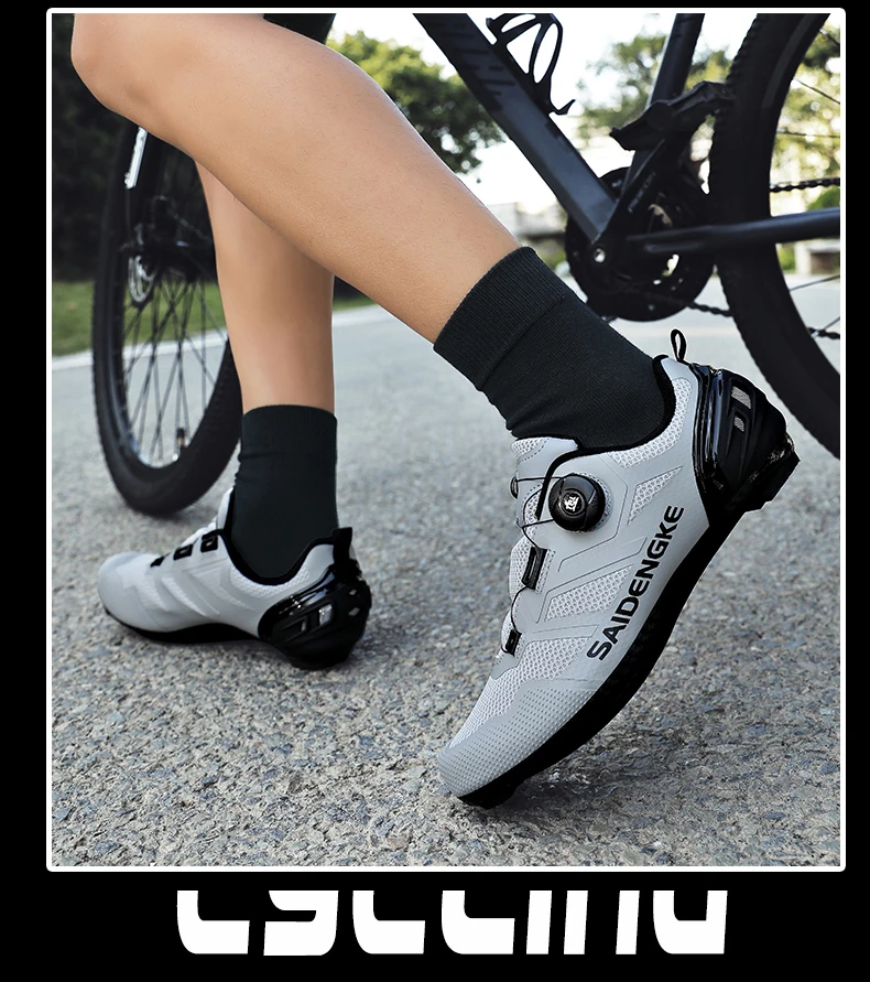 2026 Neue Professionelle Radsportschuhe für Herren und Damen, Mountainbike-Schuhe mit SPD-Klammern, MTB-Fahrradschuhe, Speed-Sneaker für Geländefahrten – Detail 16