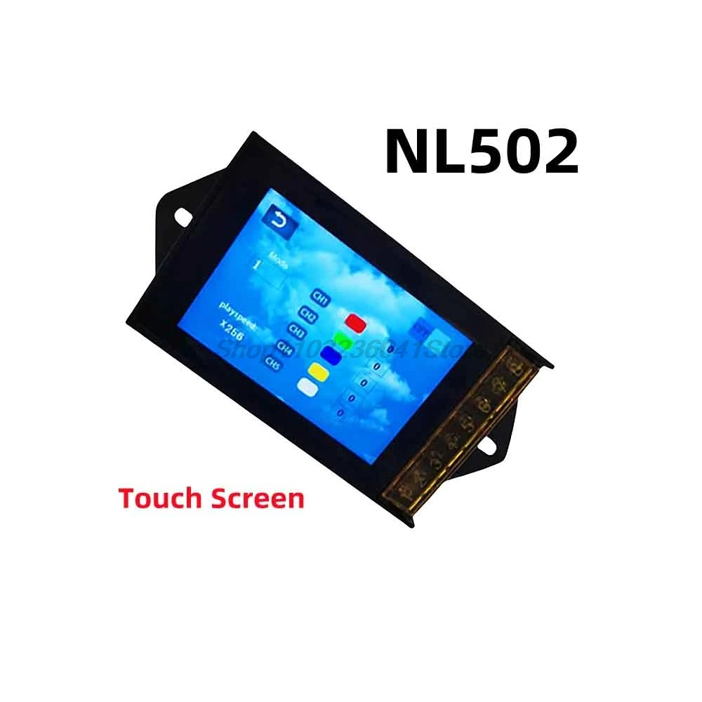 Programmable Time LED Controller TC420SJ TC421SJ NL502 TC420 TC421 Updated 12-24V 20A 5CH Touch Screen WiFI PC Phone APP Control