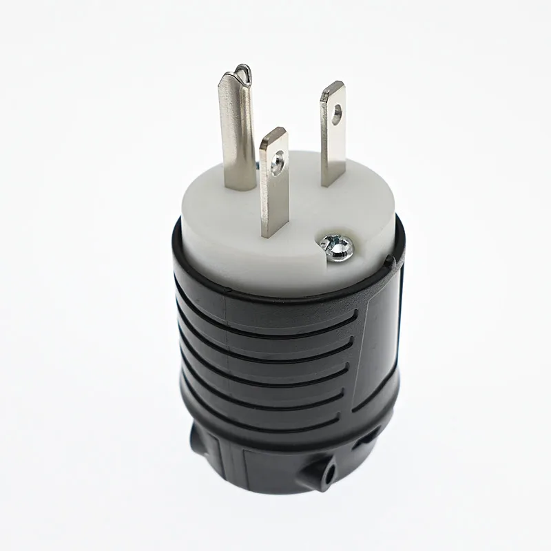 US Industrial Connector American Nema 6-15P Male Plug 6-15R Female Socket Self-wiring Connector For Power Cord 15A 250V