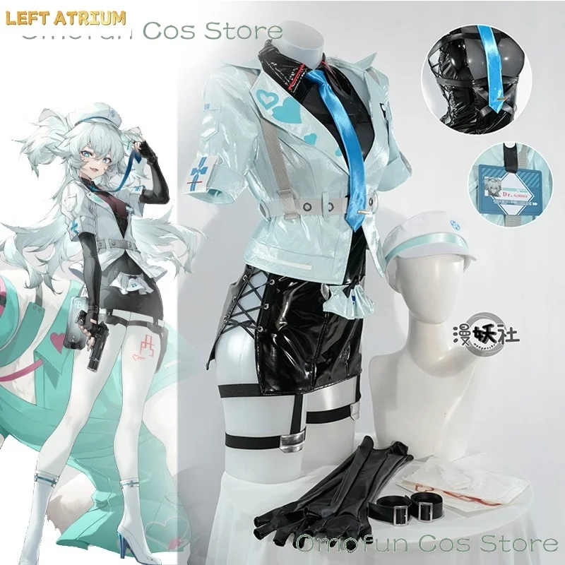 GFL2 Florence Cosplay Game Girls' Frontline 2: Exilium Uniforms Coat Dress Costume Wig Women Clothes Halloween Party Sexy Outfit - view 2
