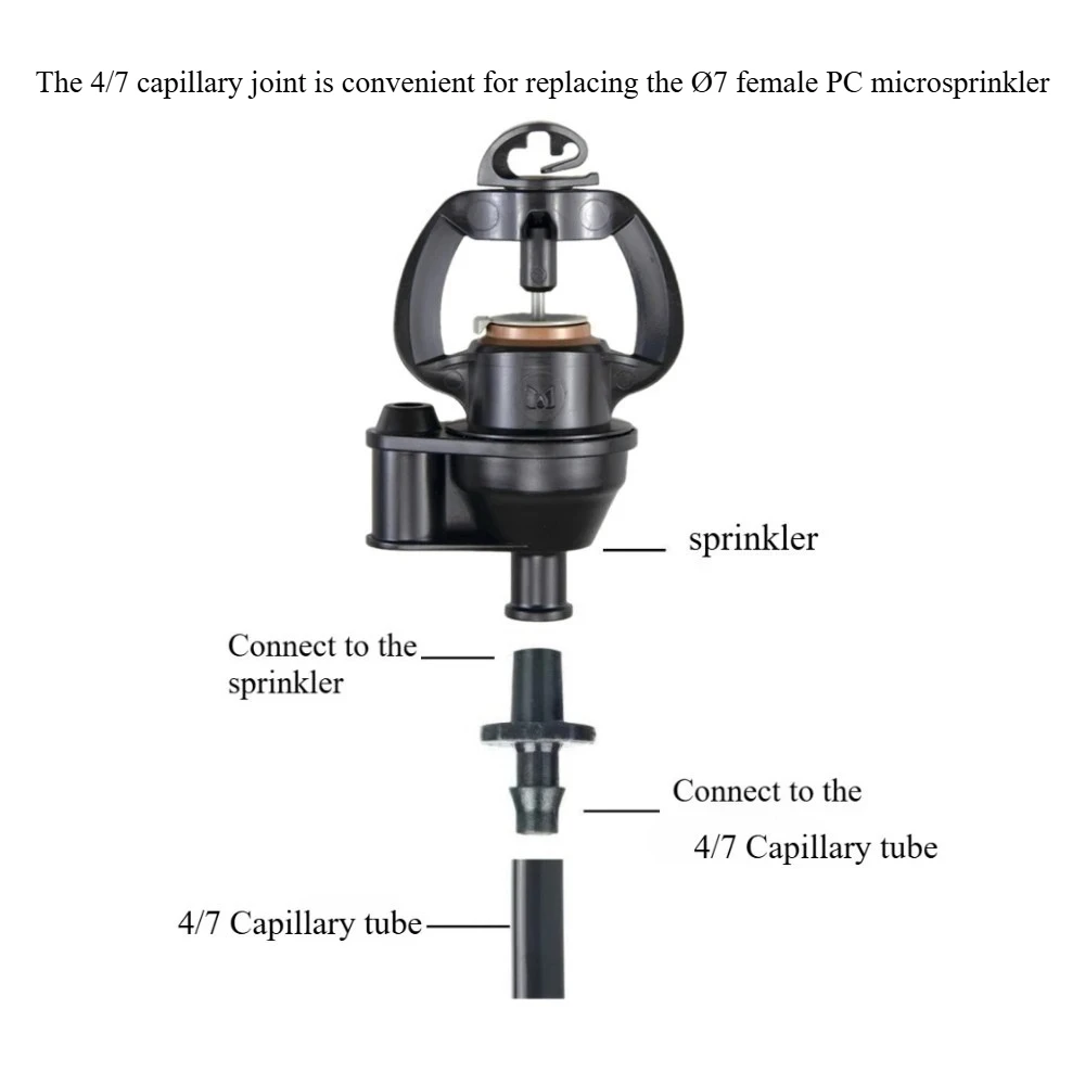 10pcs Pressure-Compensating High-Volume Sprinkler Head 35L 55L100L Advanced PC Flow-Control Sprinklers Agricultural Spray Nozzle