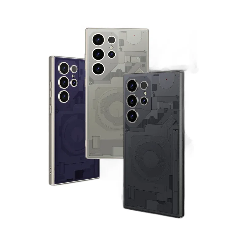 For Samsung S24 S23 Ultra phone case painted back cover ultra-thin case fashionable anti drop and shockproof protective cover