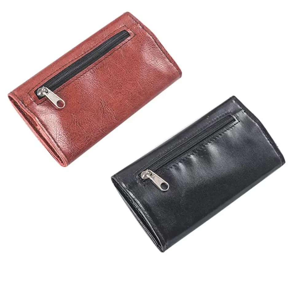 Portable Tobacco Storage Tobacco Pouch Case Bag PU Leather Pipe Cigarette Holder Smoking Paper Holder Case Wallet Bag