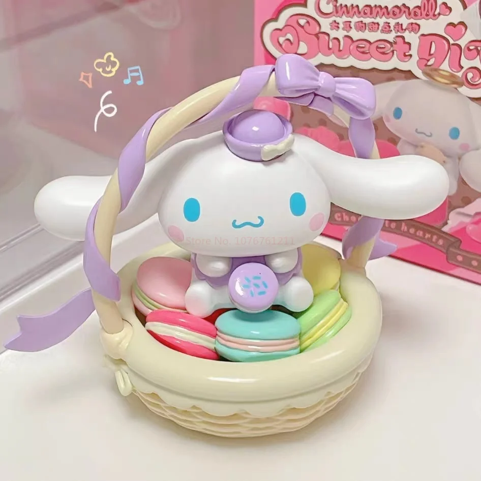 Cinnamoroll Sanrio Blind Box Dessert Gift Series Mystery Box Caja Ciega Surprise Doll Action Figure Toys Christmas Girl Gifts