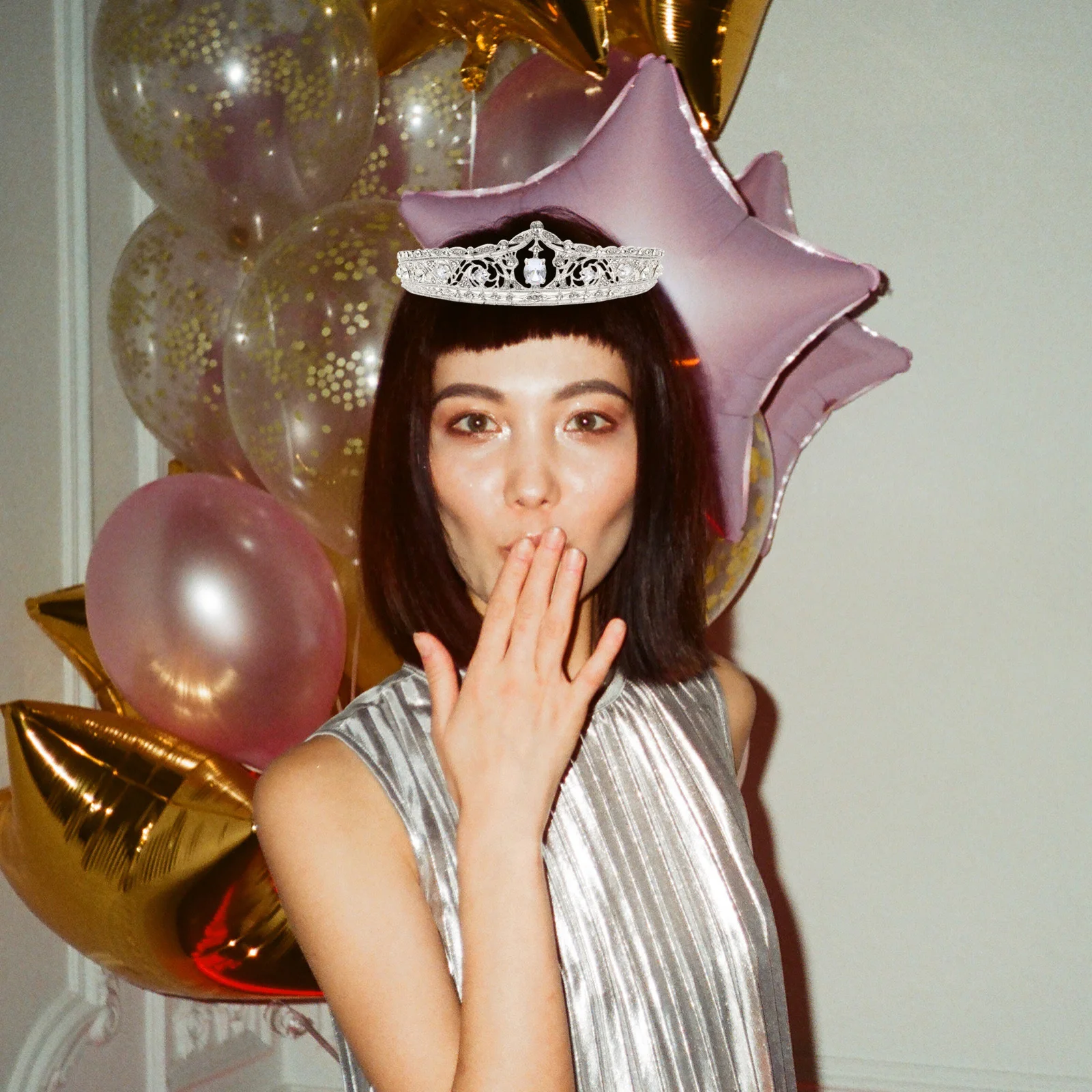 Mahkota Berlian Imitasi untuk Pengantin, Tiara Eksklusif untuk Pesta Pernikahan, Ulang Tahun, Aksesoris Fotografi, Tiara untuk Wanita