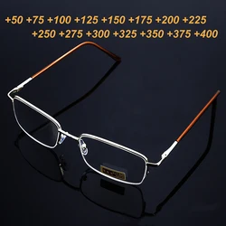 Men Rectangular Frame Reading Glasses Unisex Presbyopic Eyewear 0.5 0.75 1.0 1.25 1.5 2.0 2.25 2.5 2.75 3.0 3.25 3.5 3.75 4.0