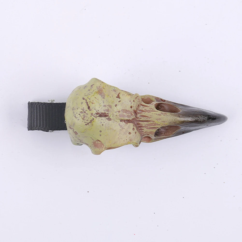 

Skull Hair Clip Creative Bird Skull Barrette Durable Hair Clip for Halloween Hairstyle Accessories for