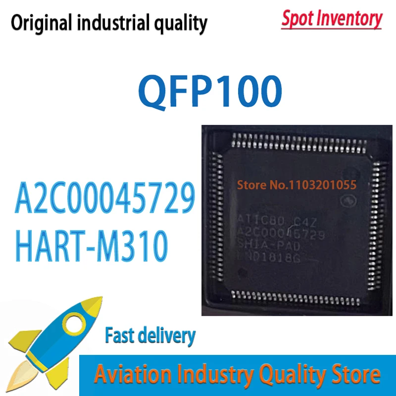 1 шт./лот ATIC80 C4 A2C 00045729   QFP HART-M310 QFP100 100% новый оригинал