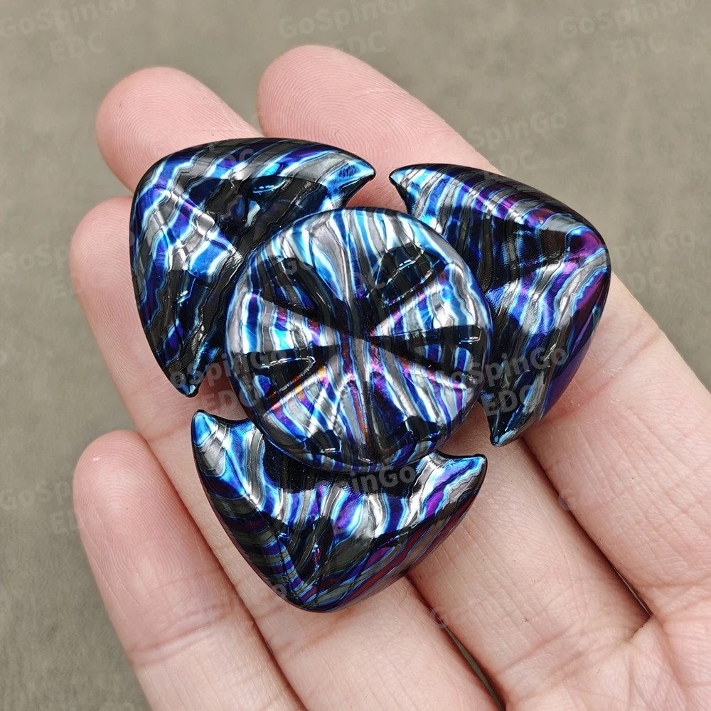 Rain Design EDC Squid OG Fidget Spinner Zircuti Gyro Three-Bladed Fidget Spinner Stress Relief Toy