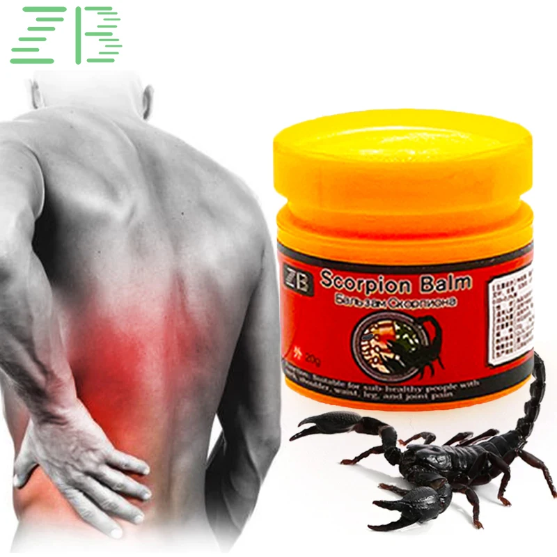 Chinese Pure Natural Herbs Scorpion Poison King Ointment Powerful Efficient Relief Headache Muscle Pain Neuralgia Acid Stasis