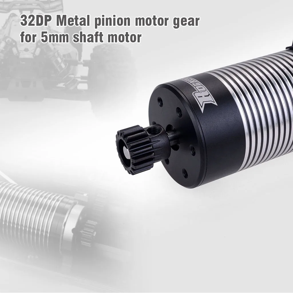 Surpass Hobby 32DP 5mm Metalowe Koło Zębate Silnika 13T 14T 15T 16T 17T 18T 19T 20T 21T do Samochodów RC 1/8 1/10 Wltoys WPL Traxxas Tamiya