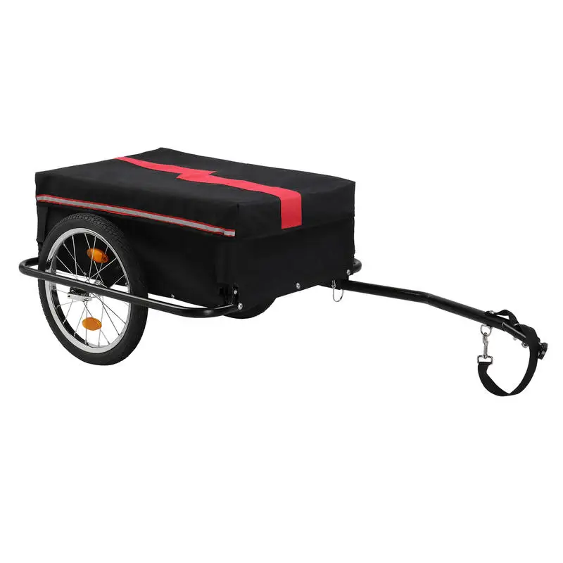 Steel 130*68*45cm Bicycle Trailer Rack BT1007 100kg 16-inch Quick-Release Wheels Cloth Bag Trailer N001