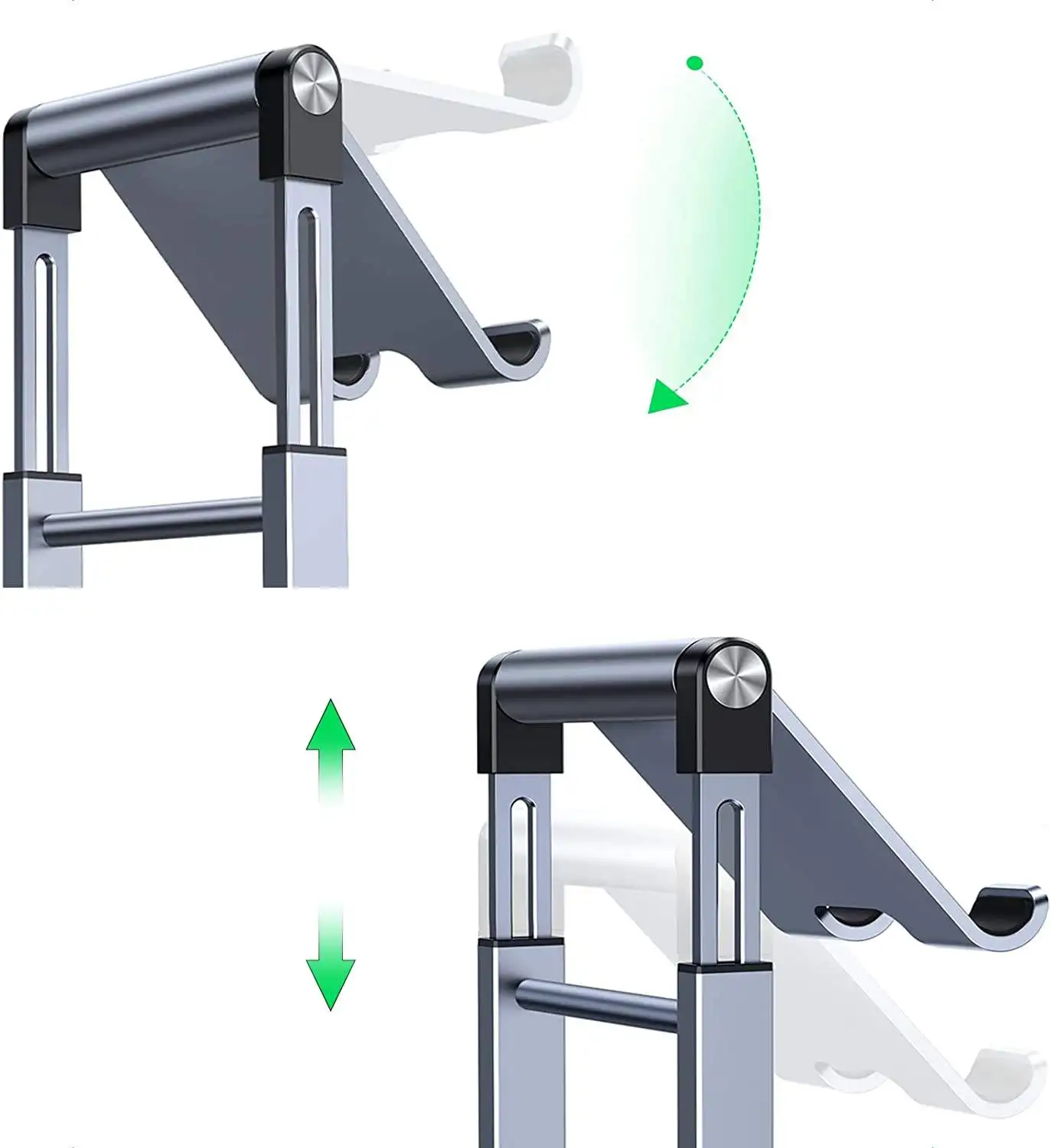 UGREEN Phone Stand for Desk Cell Phone Stand Holder Adjustable Height Phone Holder Foldable Portable Compatible with iPhone 14