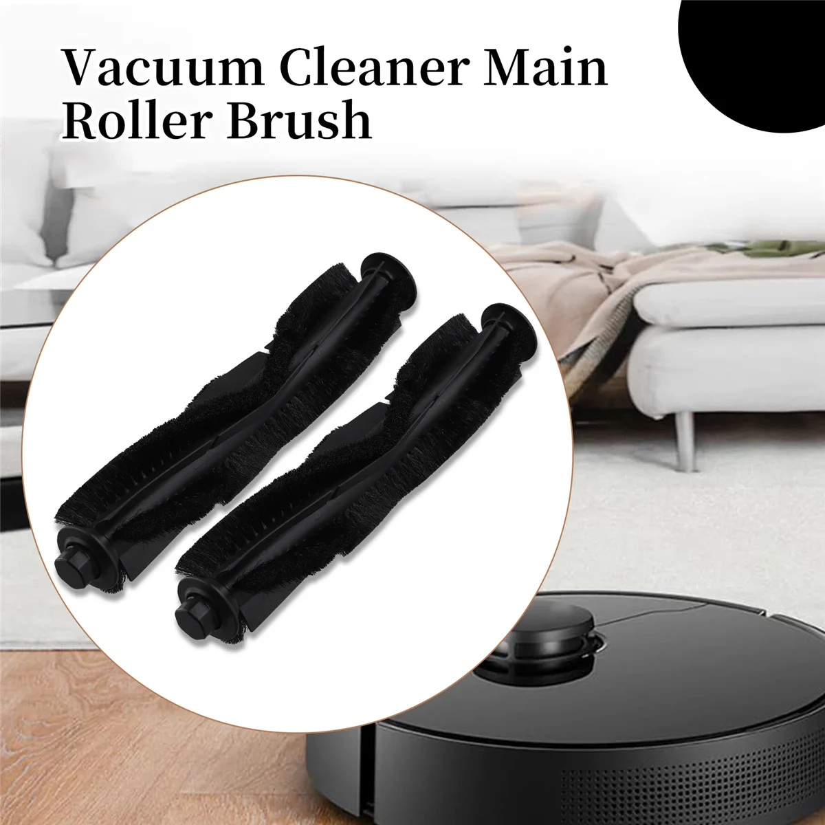 Sikat Rol Utama Populer untuk Proscenic M7 Pro M7 MAX M8, untuk Uoni V980MAX, untuk HONITURE Q6, untuk Kyvol Cybovac S31 2 Buah