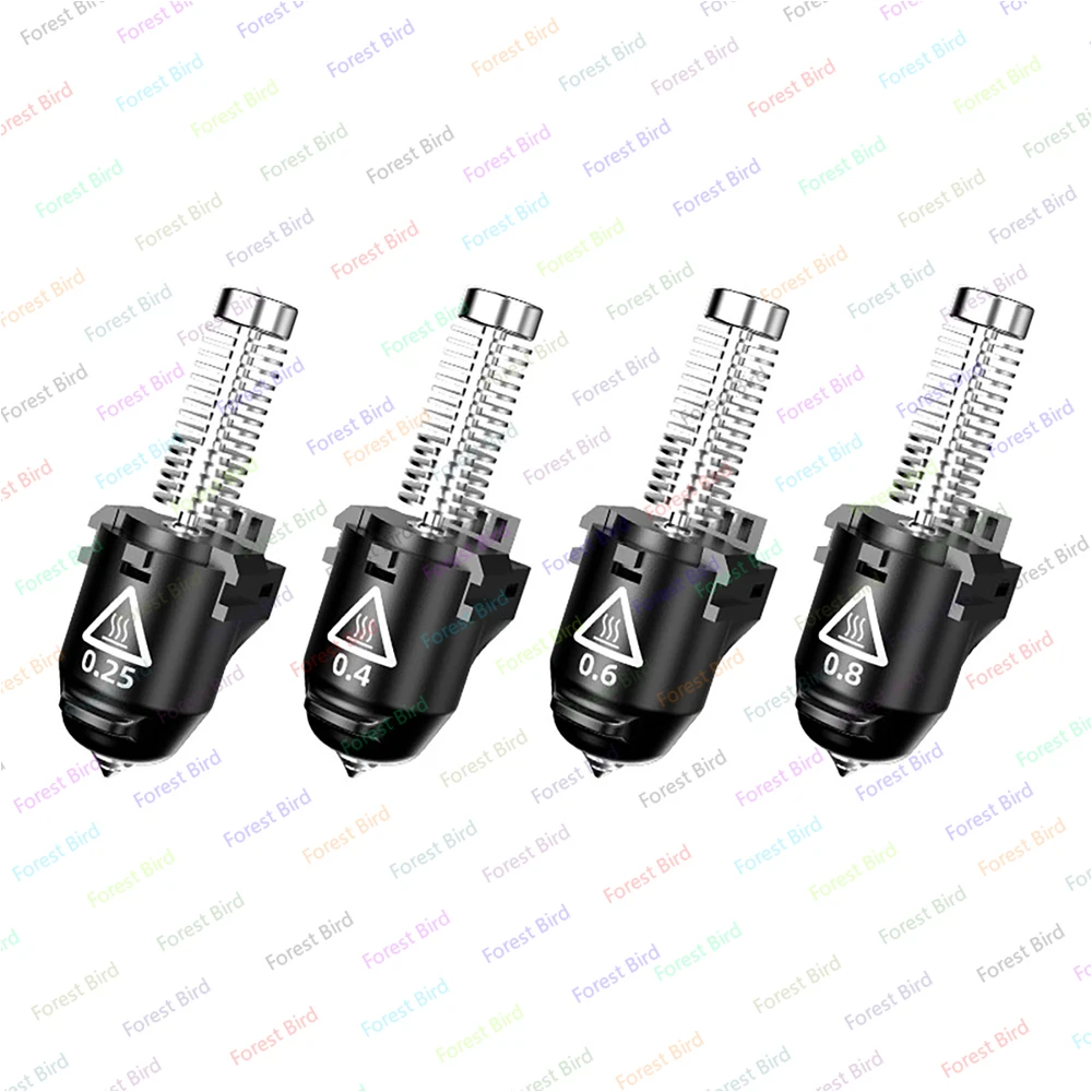 1pc 0.25mm/0.4mm/0.6mm/0.8mm Printing Head 280℃ Nozzle Replacement 3D Printer Head for AD5M/AD5M Pro Accessories