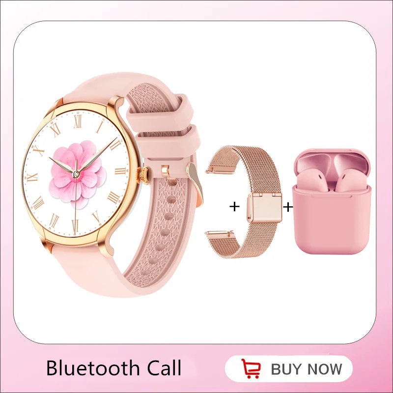 Bluetooth Call Smart Watch Women Men 1.39inch IPS Screen Voice Assistant Whatsapp Notification Smartwatch 2023 Korean Support