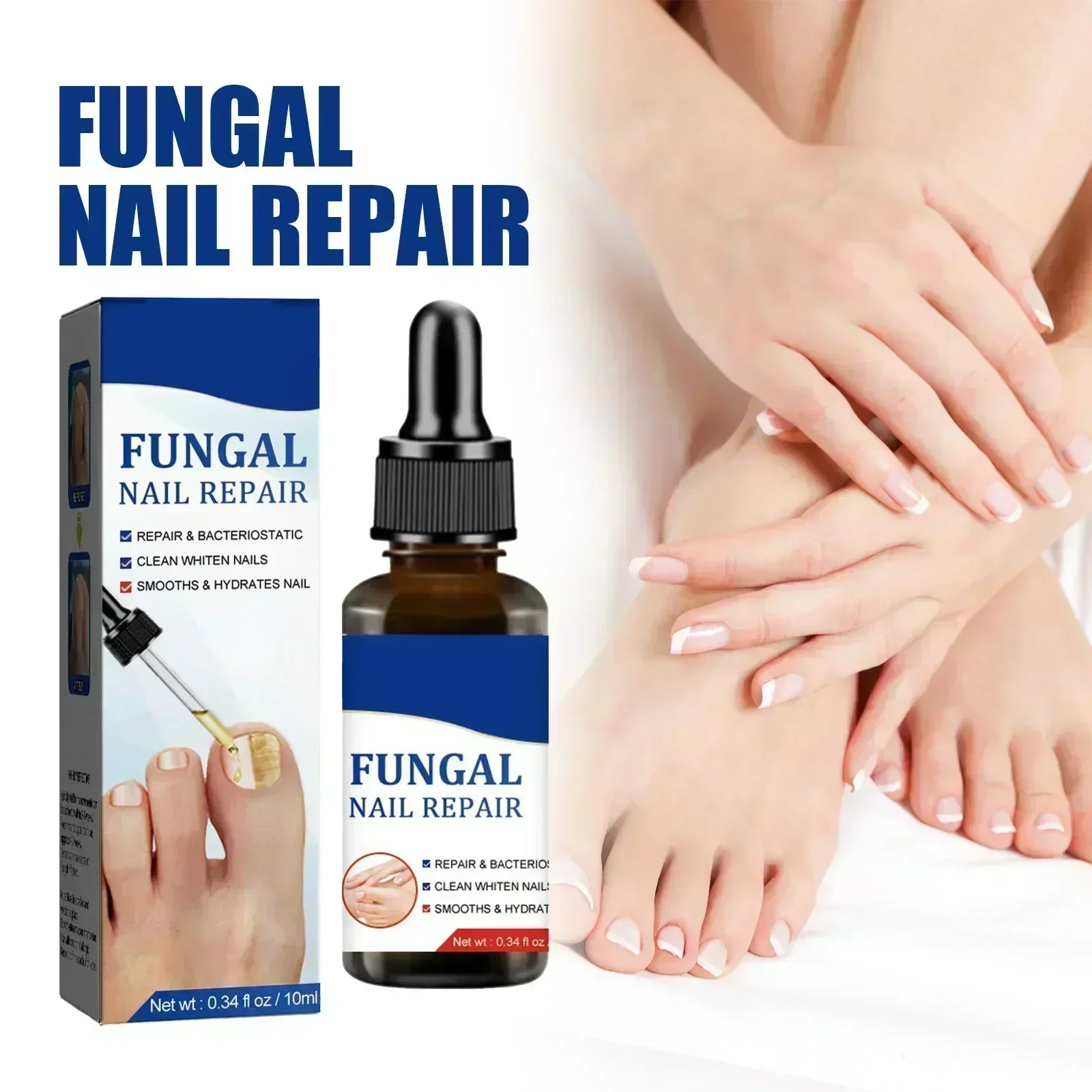 HOT~NewNail Fungus Treatment  Serum Toe  Fungal Repair Products  Hand Foot Care  Removal Gel Anti Infection Paronychia Onychomyc