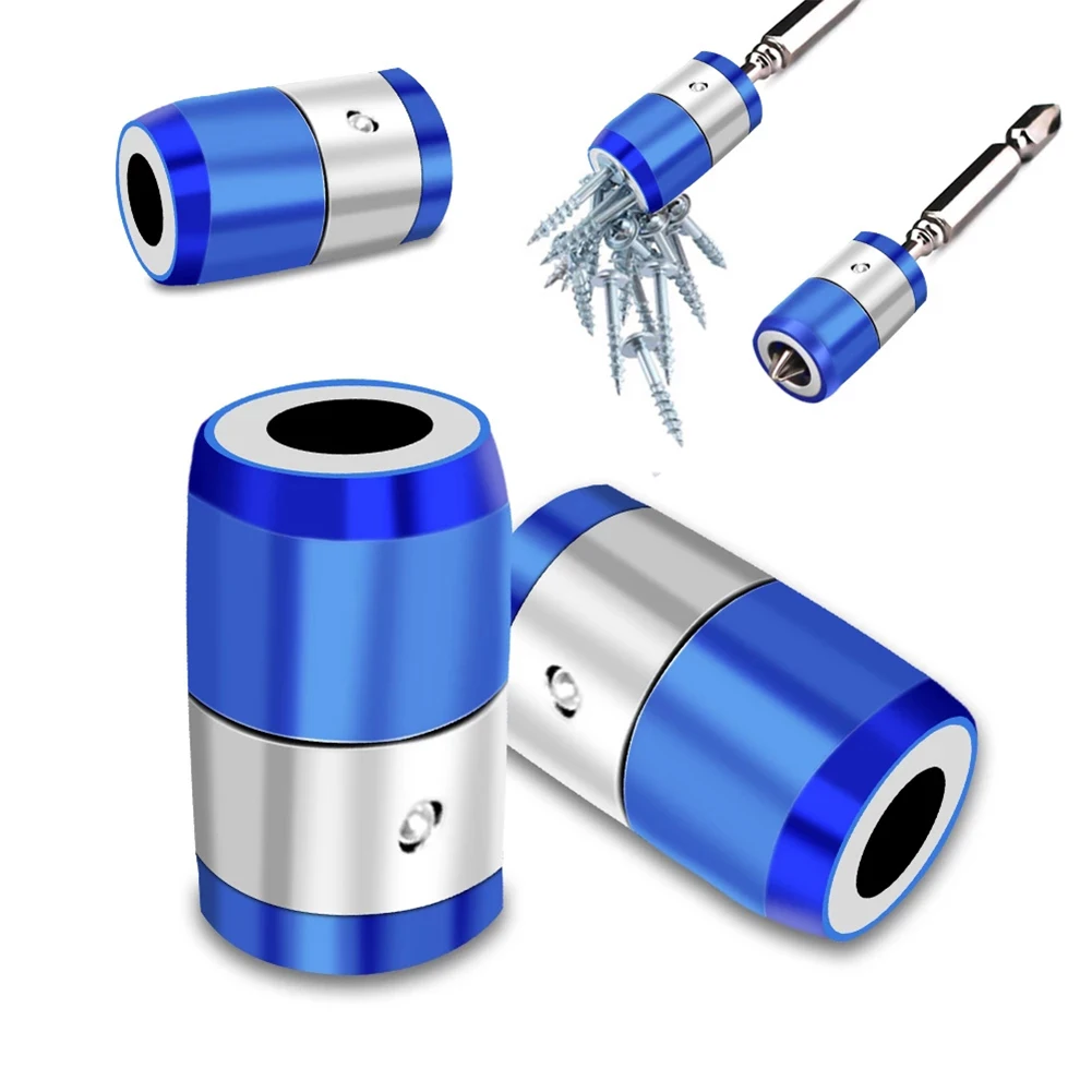 Embout de bain antidérapant en alliage d'aluminium, anneau magnétique de positionnement, pilote magnétique hexagonal, pièces d'outils à main, 1 po, 4 po, 1/4 po
