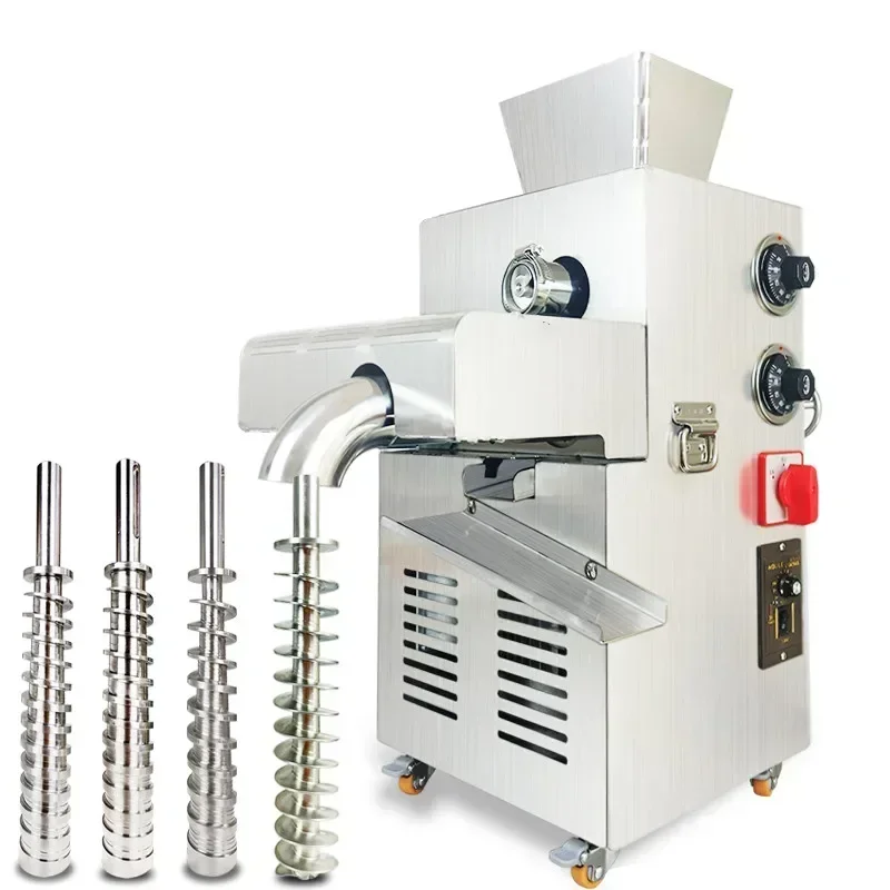

Brand-new Press Stir-fry Integrated Oil Press Small Household Peanut Walnut Flax Sesame Canola Oil Hot And Cold Fried Oil Press