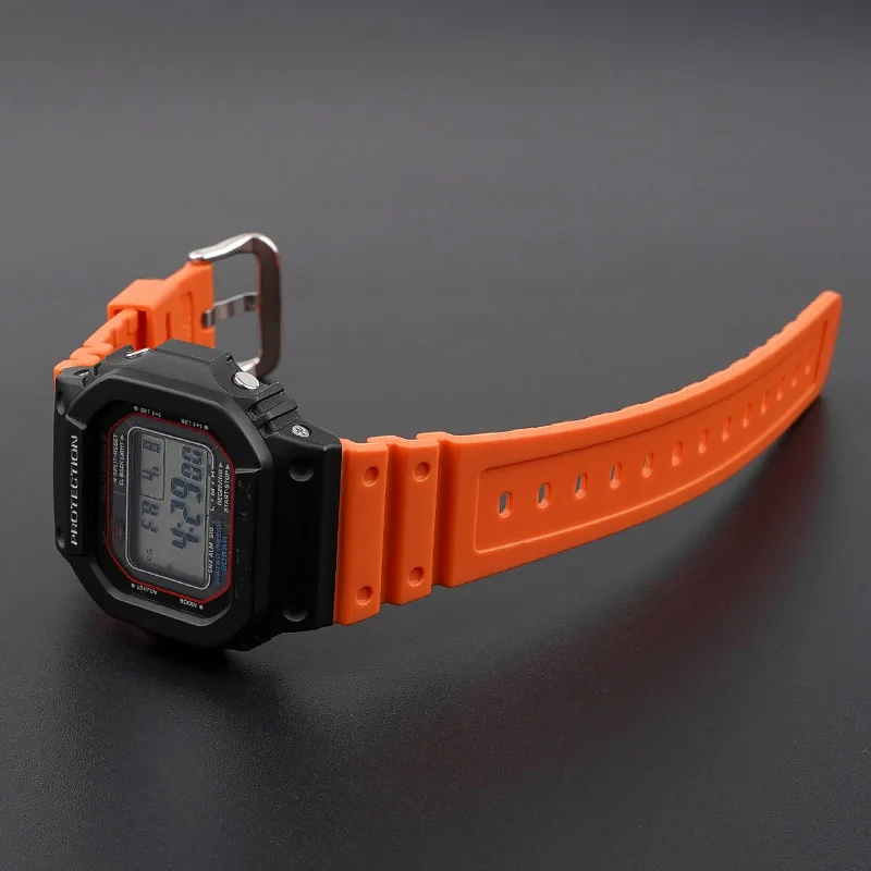 Watch Band For Casio G-Shock DW-6900 5600E GW-M5610 GA-2100 GD110 GLS8900 Watch Strap Replacement Silicone Resin Wrist Bracelet