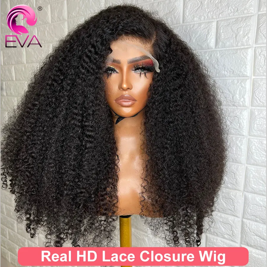 Eva Hair 6x6 HD Lace Closure Wig High Density Human Hair Wigs Real HD Lace Melt Skins Side Part HD Lace Frontal Wigs Pre Plucked