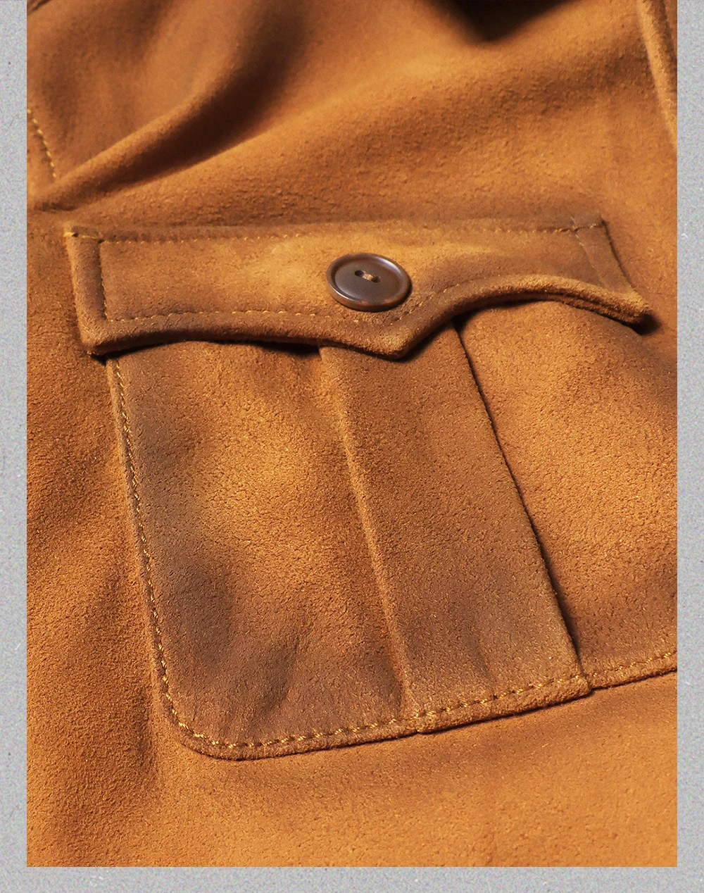 Blunt Razor American Vintage Suede Top Layer Sheep Leather Shirt Suede Men\'s Leather Leather Jacket Distressed Shirt Jacket
