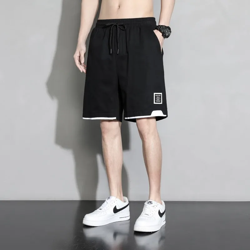 Baumwoll shorts Herren Sommer Ins Modemarke lose Sport-und Freizeit oberbekleidung plus Größe plus Größe fünf Punkte Piraten shorts