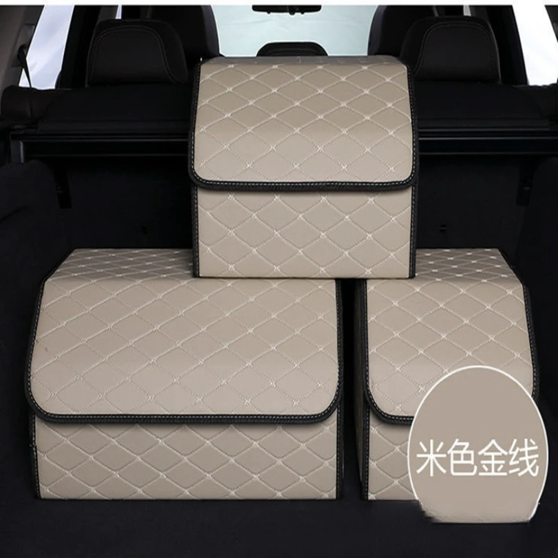 

Car Storage Box Car Backup Organizer Storage Box Folding Multifunctional Interior Supplies