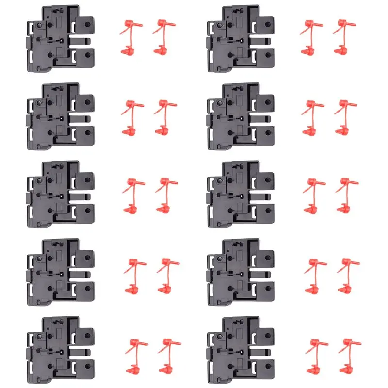 ABIJ-M. 2 SSD Installation Bracket Kit(10Pcs) With Two Anchors For Lenovo M420 M920T M428 M720T M910- Stable Mounting Holder