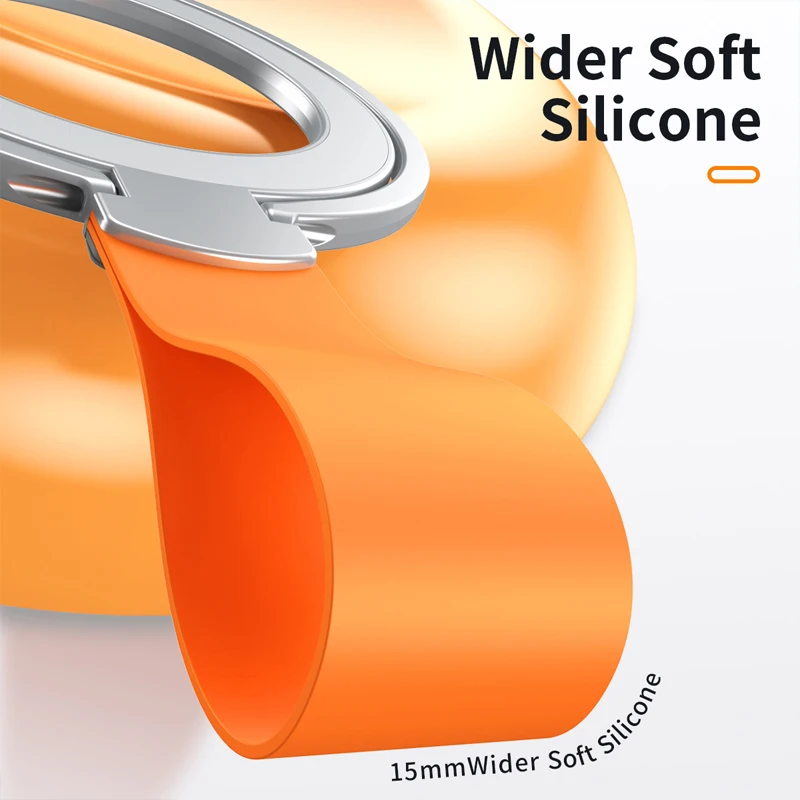 2023 Nuovo forte supporto magnetico per telefono cellulare per accessori Magsafe Supporto magnetico con staffa per cinturino per iPhone 13 14 15 Samsung