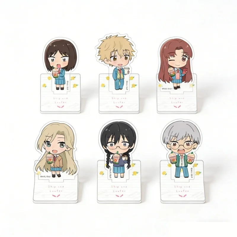 10CM0Anime0Skip0and0Loafer0Acrylic0figure0Stand0Keychains0Q0version0Cosplay0Mitsumi0Sousuke0Prop0Accessories0Model0Ornament