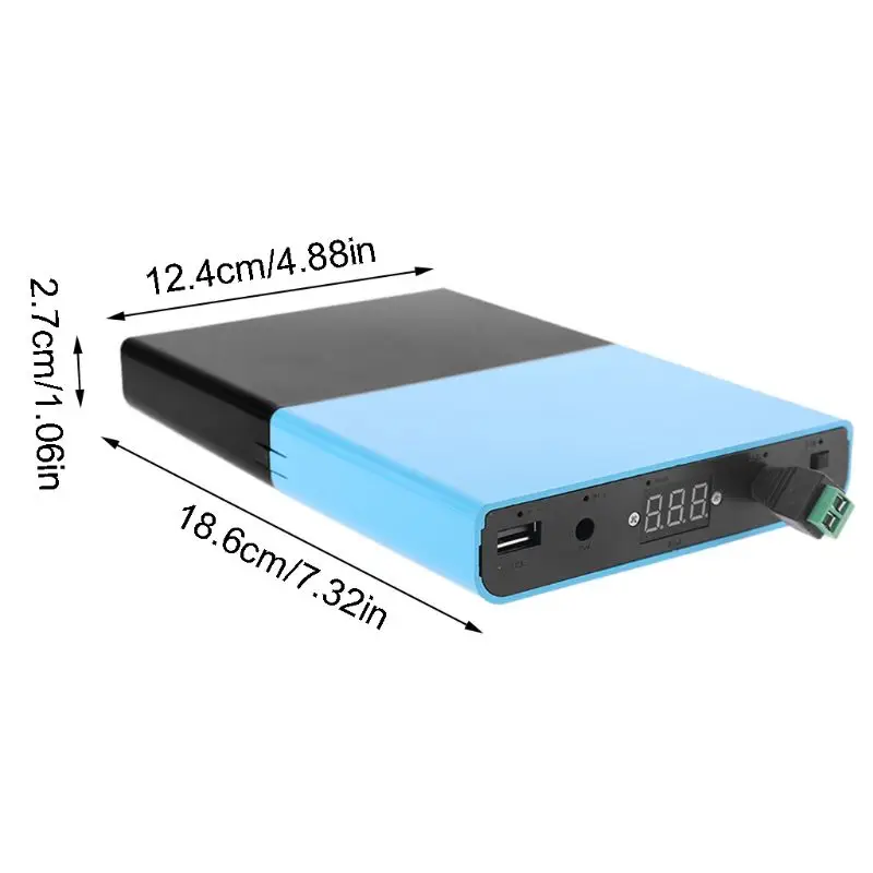 باور بانك 18650 لحقيبة USB 5.5x2.1 مللي متر شحن الهاتف المحمول لتقوم بها بنفسك لشحن شل