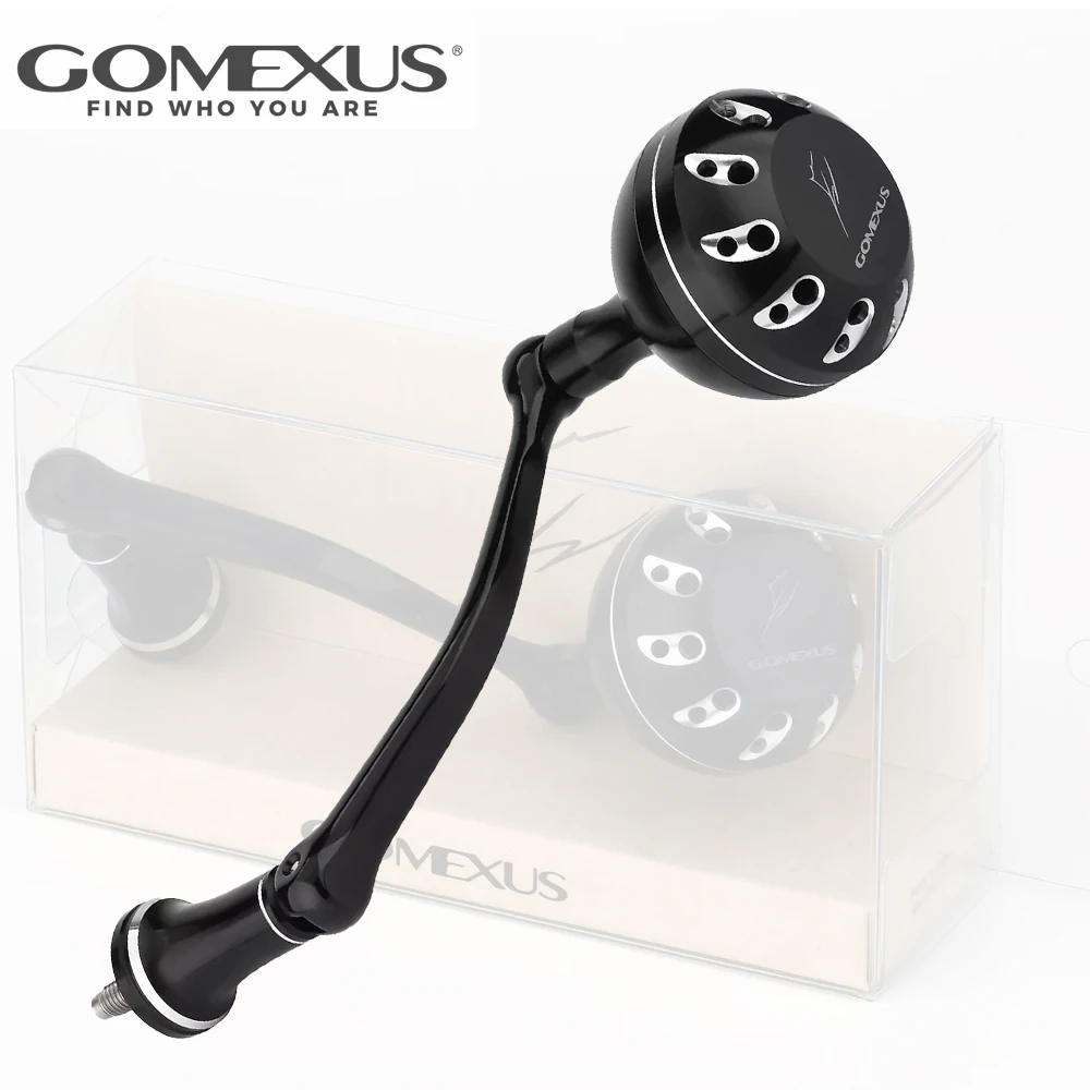 Manivela de Aluminio Gomexus para Carrete de Spinning Shimano Ultegra CI4+XTC 14000 XTD 5500, 92 mm